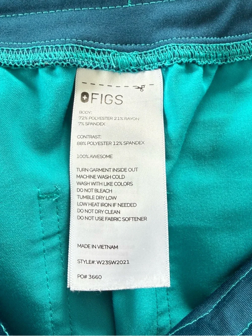 Figs comfortable straight